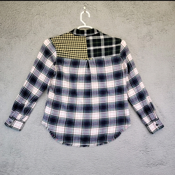 Rails $150 Brando Top in Mixed Brooklyn Plaid Size Xs - Picture 4 of 15